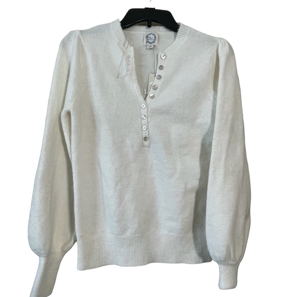 NWT Blue Rain white sweater size Small - Picture 12 of 12